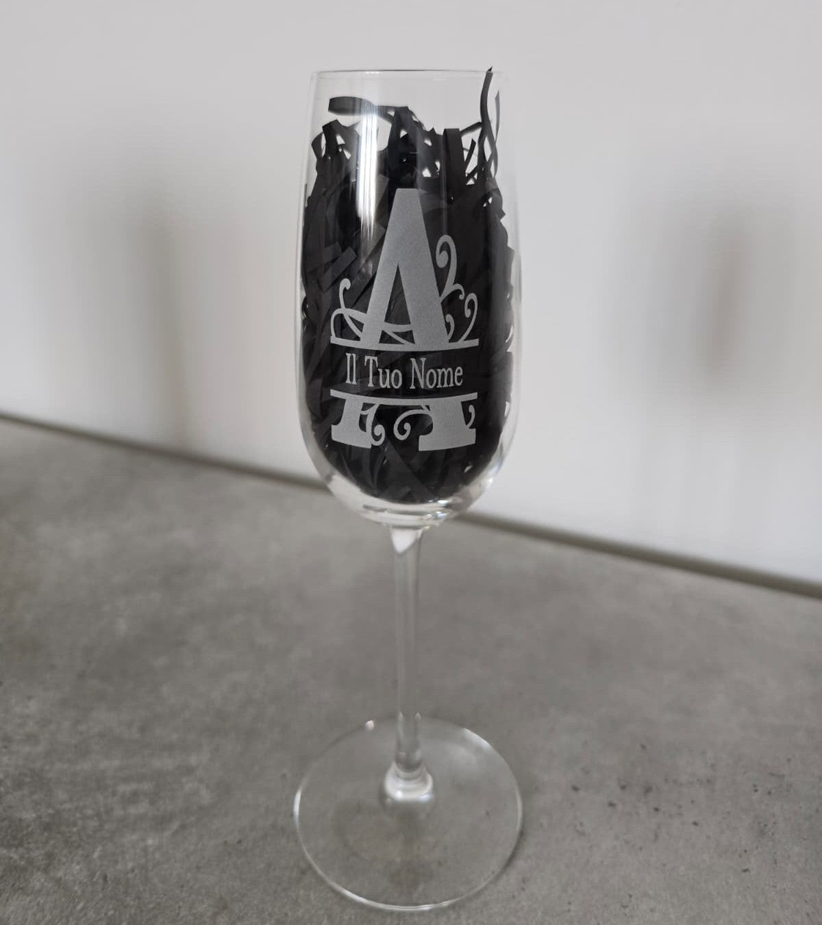 CALICE DI CHAMPAGNE PERSONALIZZATO