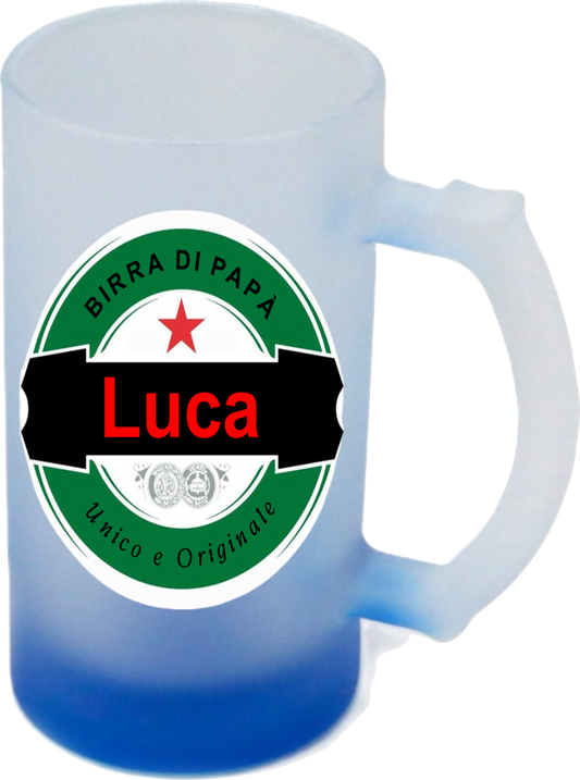BOCCALE DA BIRRA BLU